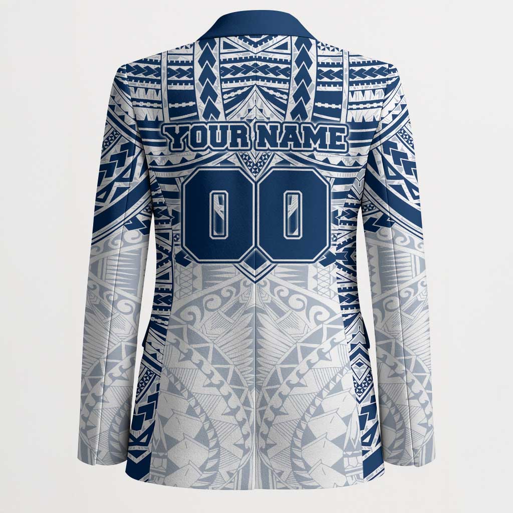 Personalized Geelong Cats Blazer Polynesian Tribal Pattern Heritage Football