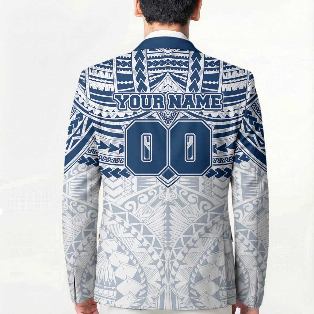 Personalized Geelong Cats Blazer Polynesian Tribal Pattern Heritage Football