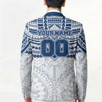 Personalized Geelong Cats Blazer Polynesian Tribal Pattern Heritage Football