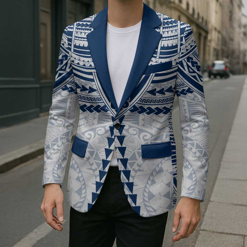 Personalized Geelong Cats Blazer Polynesian Tribal Pattern Heritage Football