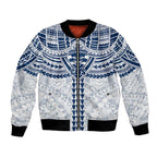 Personalized Geelong Cats Bomber Jacket Polynesian Tribal Pattern Heritage Football