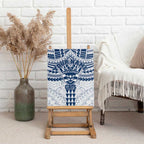 Personalized Geelong Cats Canvas Wall Art Polynesian Tribal Pattern Heritage Football