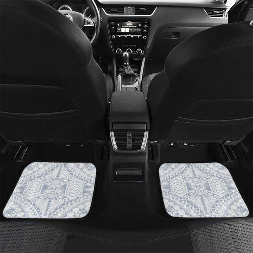 Personalized Geelong Cats Car Mats Polynesian Tribal Pattern Heritage Football