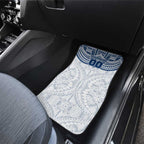 Personalized Geelong Cats Car Mats Polynesian Tribal Pattern Heritage Football