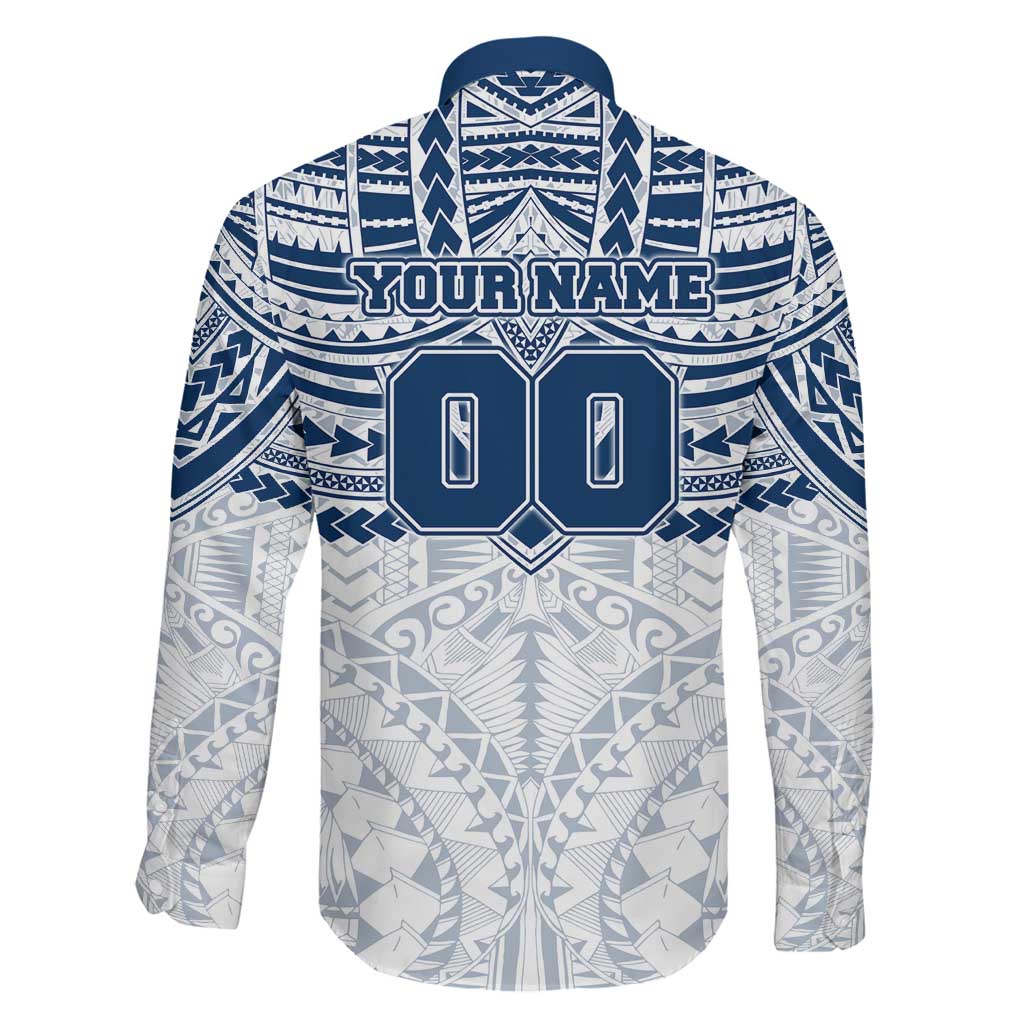 Personalized Geelong Cats Family Matching Off Shoulder Short Dress and Hawaiian Shirt Polynesian Tribal Pattern Heritage Football