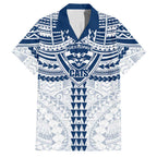 Personalized Geelong Cats Family Matching Summer Maxi Dress and Hawaiian Shirt Polynesian Tribal Pattern Heritage Football
