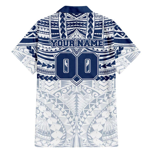 Personalized Geelong Cats Family Matching Summer Maxi Dress and Hawaiian Shirt Polynesian Tribal Pattern Heritage Football