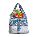 Personalized Geelong Cats Grocery Bag Polynesian Tribal Pattern Heritage Football