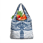 Personalized Geelong Cats Grocery Bag Polynesian Tribal Pattern Heritage Football