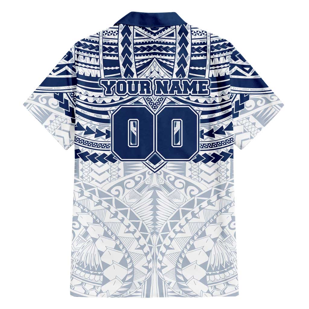 Personalized Geelong Cats Hawaiian Shirt Polynesian Tribal Pattern Heritage Football