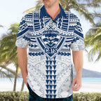 Personalized Geelong Cats Hawaiian Shirt Polynesian Tribal Pattern Heritage Football