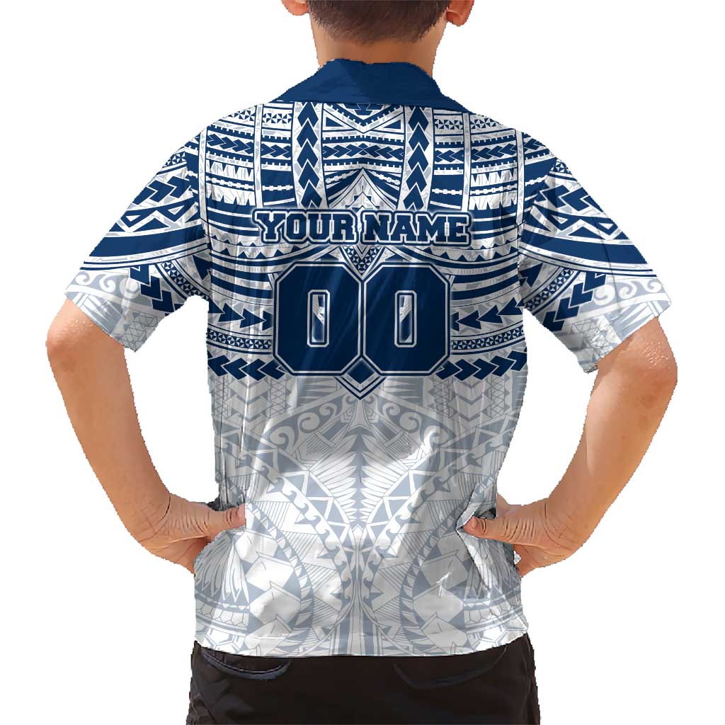Personalized Geelong Cats Hawaiian Shirt Polynesian Tribal Pattern Heritage Football