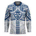Personalized Geelong Cats Hockey Jersey Polynesian Tribal Pattern Heritage Football