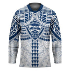 Personalized Geelong Cats Hockey Jersey Polynesian Tribal Pattern Heritage Football