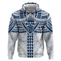 Personalized Geelong Cats Hoodie Polynesian Tribal Pattern Heritage Football