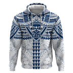 Personalized Geelong Cats Hoodie Polynesian Tribal Pattern Heritage Football