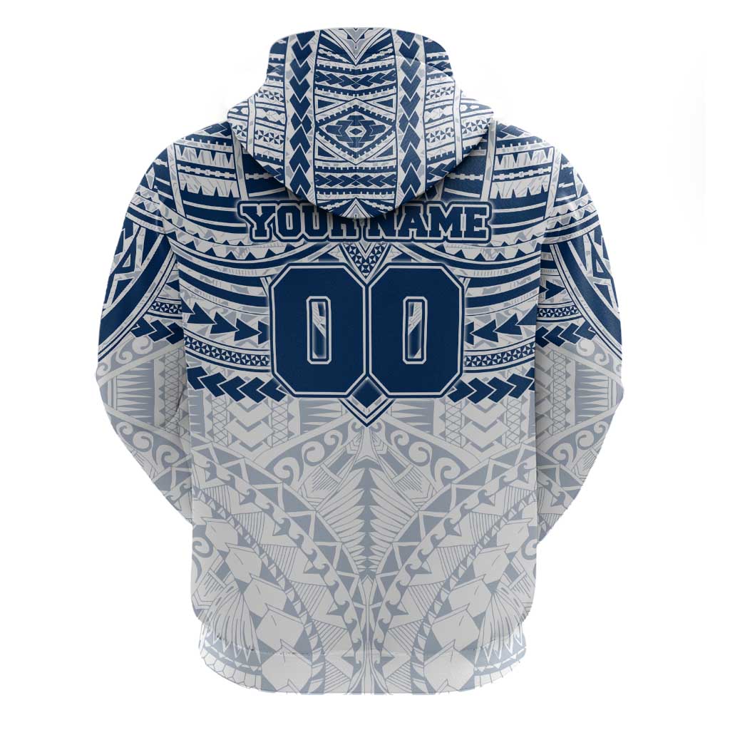 Personalized Geelong Cats Hoodie Polynesian Tribal Pattern Heritage Football