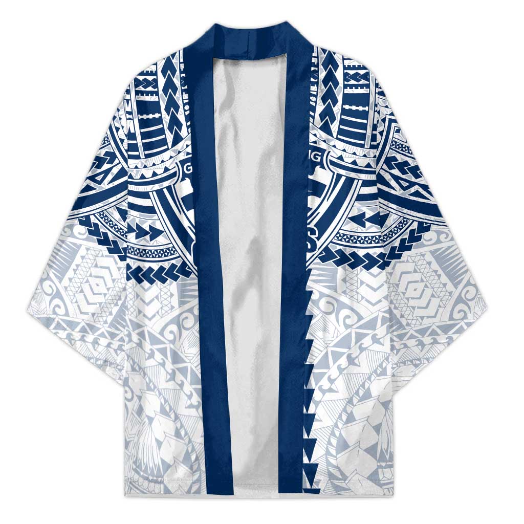 Personalized Geelong Cats Kimono Polynesian Tribal Pattern Heritage Football