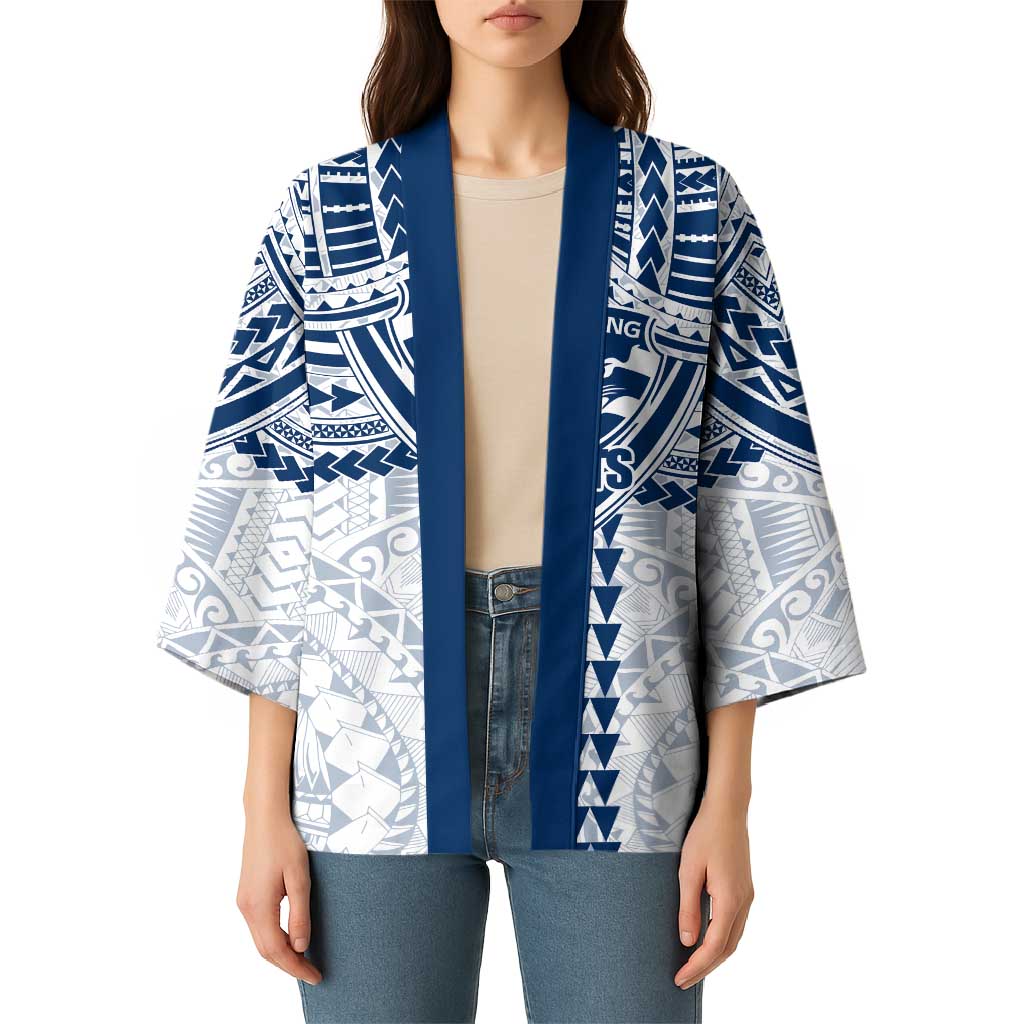 Personalized Geelong Cats Kimono Polynesian Tribal Pattern Heritage Football