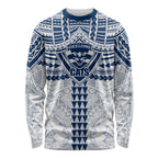 Personalized Geelong Cats Long Sleeve Shirt Polynesian Tribal Pattern Heritage Football