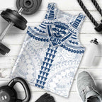 Personalized Geelong Cats Men Tank Top Polynesian Tribal Pattern Heritage Football