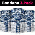 Personalized Geelong Cats Neck Gaiter Polynesian Tribal Pattern Heritage Football