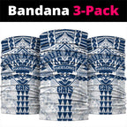 Personalized Geelong Cats Neck Gaiter Polynesian Tribal Pattern Heritage Football
