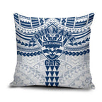 Personalized Geelong Cats Pillow Cover Polynesian Tribal Pattern Heritage Football