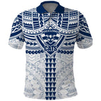 Personalized Geelong Cats Polo Shirt Polynesian Tribal Pattern Heritage Football