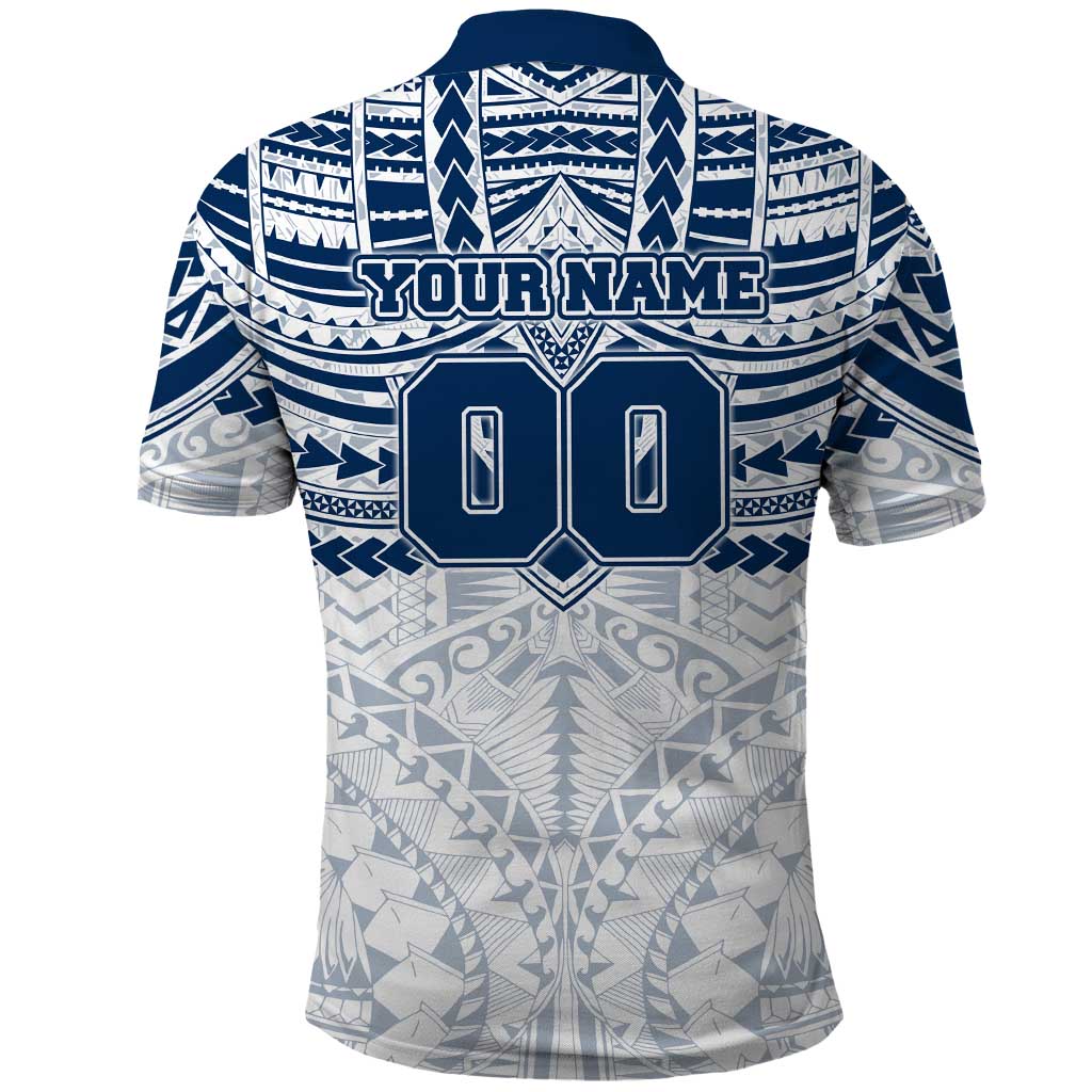 Personalized Geelong Cats Polo Shirt Polynesian Tribal Pattern Heritage Football