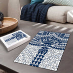 Personalized Geelong Cats Puzzle Polynesian Tribal Pattern Heritage Football