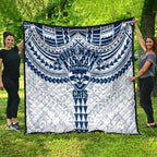 Personalized Geelong Cats Quilt Polynesian Tribal Pattern Heritage Football