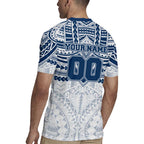 Personalized Geelong Cats Rugby Jersey Polynesian Tribal Pattern Heritage Football