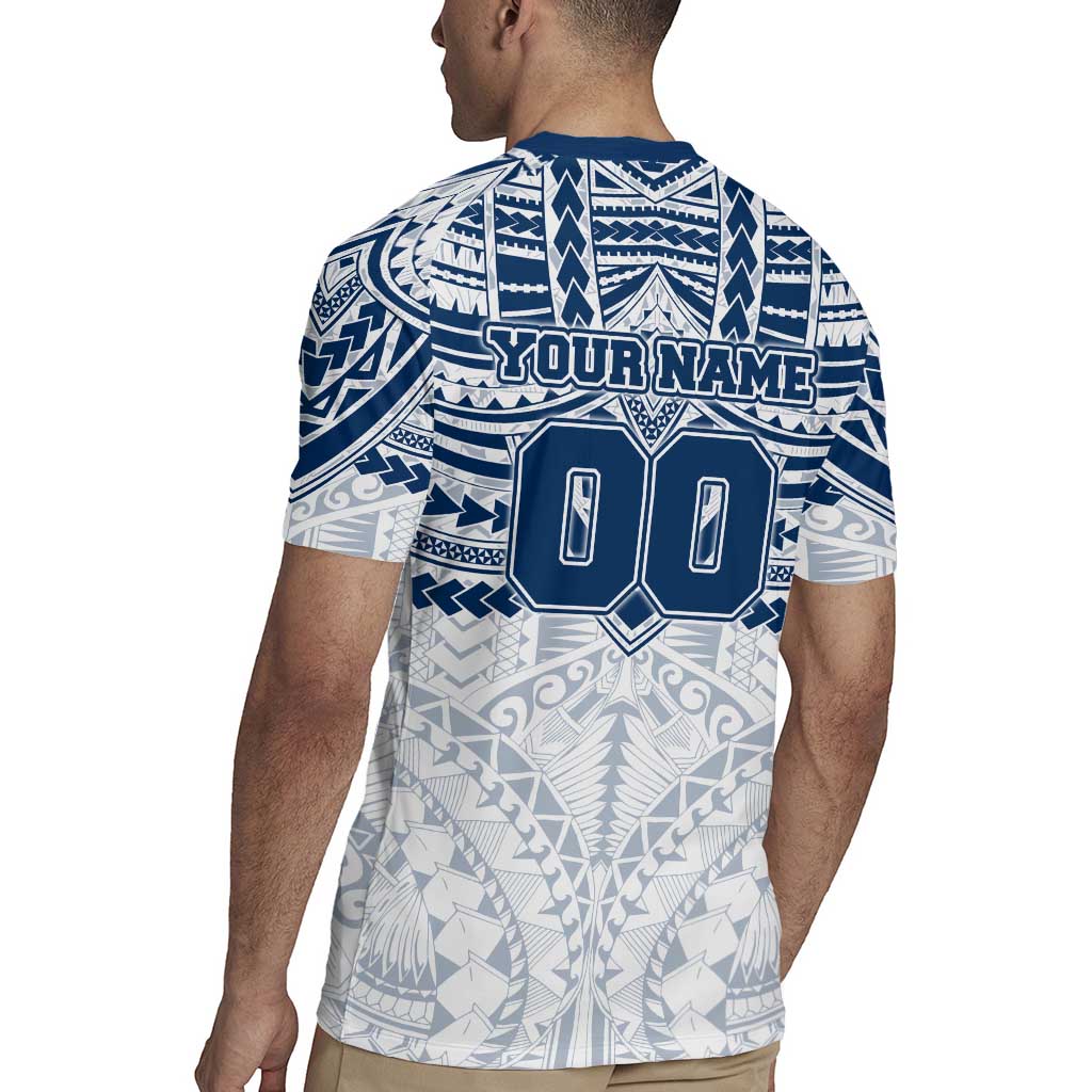 Personalized Geelong Cats Rugby Jersey Polynesian Tribal Pattern Heritage Football