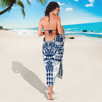 Personalized Geelong Cats Sarong Polynesian Tribal Pattern Heritage Football