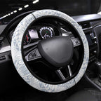 Geelong Cats Steering Wheel Cover Polynesian Tribal Pattern Heritage Football