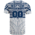 Personalized Geelong Cats T Shirt Polynesian Tribal Pattern Heritage Football