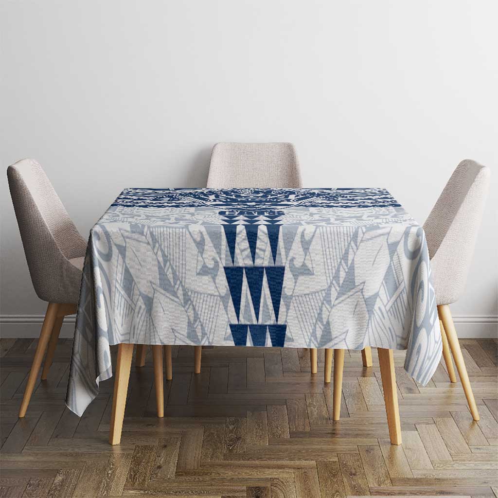 Personalized Geelong Cats Tablecloth Polynesian Tribal Pattern Heritage Football