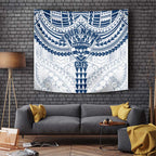 Personalized Geelong Cats Tapestry Polynesian Tribal Pattern Heritage Football