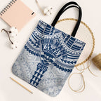Personalized Geelong Cats Tote Bag Polynesian Tribal Pattern Heritage Football