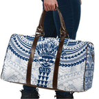 Personalized Geelong Cats Travel Bag Polynesian Tribal Pattern Heritage Football