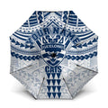 Personalized Geelong Cats Umbrella Polynesian Tribal Pattern Heritage Football