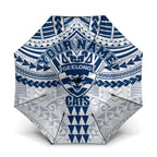 Personalized Geelong Cats Umbrella Polynesian Tribal Pattern Heritage Football