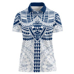 Personalized Geelong Cats Women Polo Shirt Polynesian Tribal Pattern Heritage Football