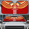 Personalized Gold Coast Suns Auto Sun Shade Polynesian Tribal Pattern Heritage Football