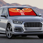 Personalized Gold Coast Suns Auto Sun Shade Polynesian Tribal Pattern Heritage Football