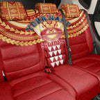 Personalized Gold Coast Suns Back Car Seat Cover Polynesian Tribal Pattern Heritage Football