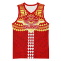 Personalized Gold Coast Suns Basketball Jersey Polynesian Tribal Pattern Heritage Football