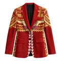 Personalized Gold Coast Suns Blazer Polynesian Tribal Pattern Heritage Football