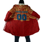 Personalized Gold Coast Suns Cloak Polynesian Tribal Pattern Heritage Football